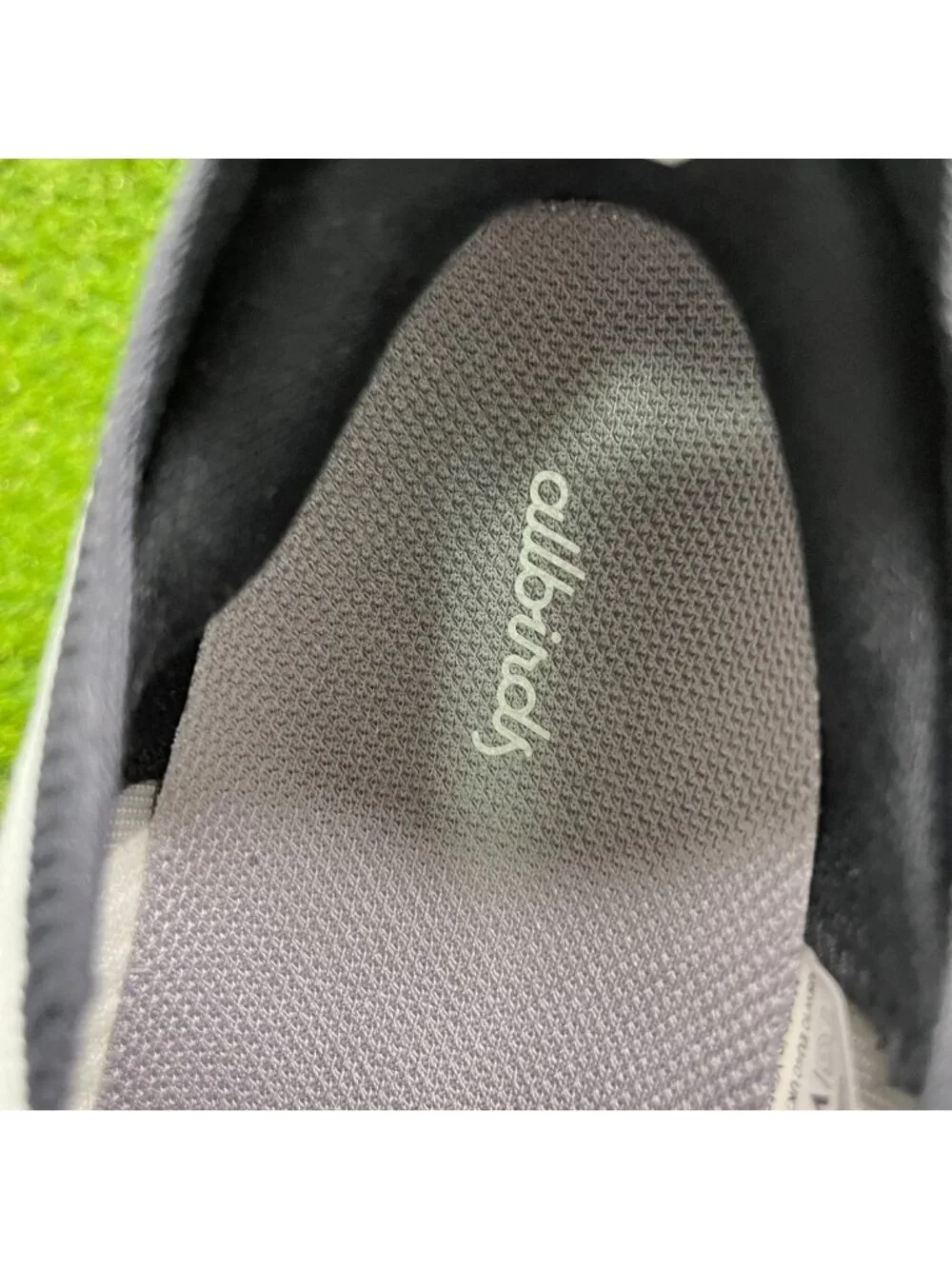 Allbirds Tree Glider Womens Size 10 White Black Athletic Running Shoes Sneakers
